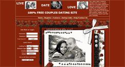 Desktop Screenshot of couples.livedatelove.com