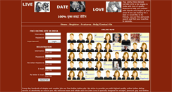 Desktop Screenshot of india.livedatelove.com