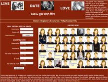 Tablet Screenshot of india.livedatelove.com